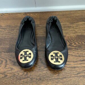 Tory Burch Reva Flats, Black - Size 8.5